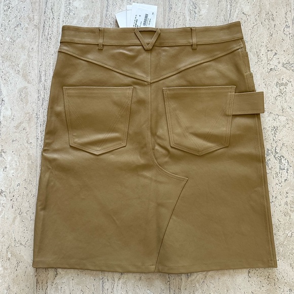 Bottega Veneta Tan Full Skirt A-Line Elegance - Picture 1 of 10
